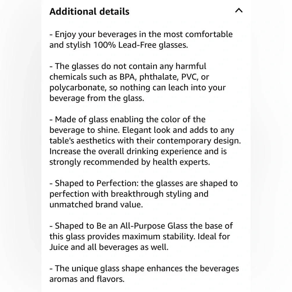 Bubble Glass Tumbler Set of 6 - Picture 9 of 14